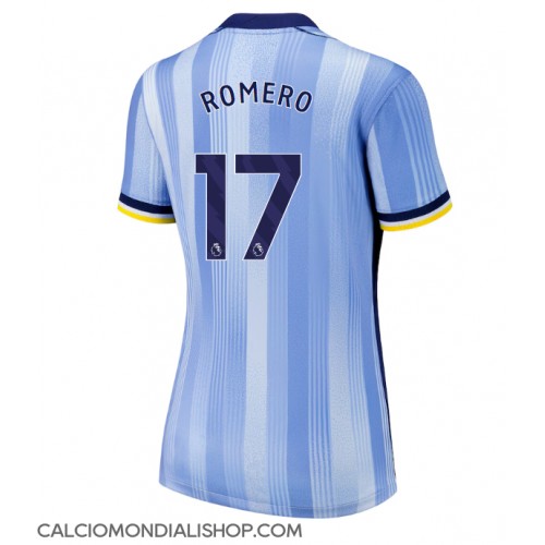 Maglie da calcio Tottenham Hotspur Cristian Romero #17 Seconda Maglia Femminile 2024-25 Manica Corta